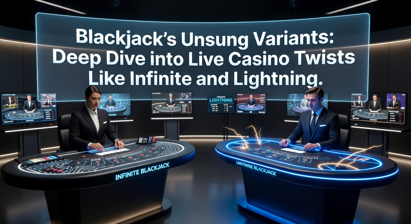 Live dealer at Infinite Blackjack table with multiple player screens and side bets illuminated